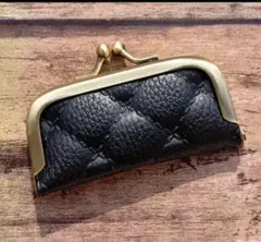 レザークラフトハンドメイドキルト型押し印鑑ケース