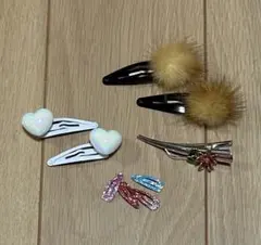 ほぼ未使用　ヘアピン4種
