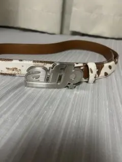 afb カウ柄 ベルト