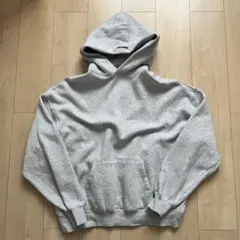 essentials フーディー　パーカー　グレー　S