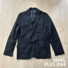 PLUS ONE Right-on メンズストレッチジャケット サイズL
