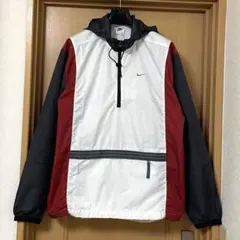 ナイキ 銀タグ ビンテージ 90s ハーフジップ ナイロンジャケット アノラック