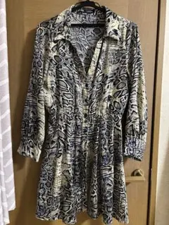 ZARA ロングブラウス