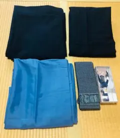 男性着物　5点セット　適正身長166～170㎝　おまけ足袋25cm