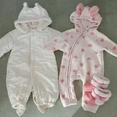 ベビー 防寒 セット まとめ売り 50 60 70 80
