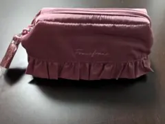 Francfranc フリル ポーチ ピンクのサムネイル