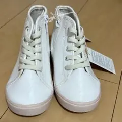 ホワイト ハイカットシューズ 16.0 新品未使用だが難あり