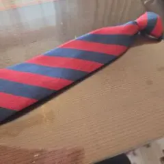 キッズ用 ワンタッチネクタイ ストライプ柄