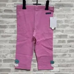Moujonjon ピンク レギンス 花モチーフ　110センチ　新品