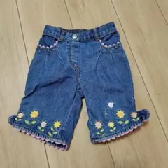 GYMBOREE 花刺繍デニムパンツ 12-18 mos