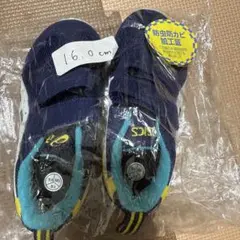 アシックススニーカー　asics シューズクリーニング済み　16.0cm