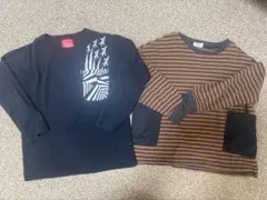 男の子110 長袖カットソー 2枚セット ojico pairmanon