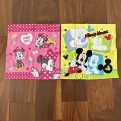 【ディズニー】 ミッキー ミニー タオルセット　縦35cm×横34cm