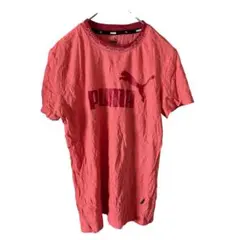 大人気 レアPUMA【フリーサイズ】プーマ ピンク 半袖Tシャツ ロゴ入り