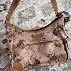 美品　Aylesbury ローズ花柄ショルダーバッグ ピンクベージュのサムネイル
