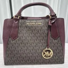 MICHAEL KORS バーガンディ ハンドバッグ