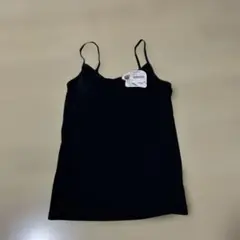 【未使用品】カップ付き ブラック キャミソール Mサイズ
