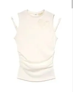 ニン★  andmary Nini lace tank white andmary Nini lace tank white - メルカリ