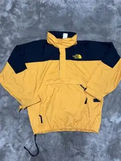 ノースフェイス　アノラックパーカー 黄色 サイズ調整可能
