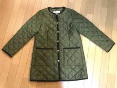 TraditionalWeatherwear キルティングコート 別注　カーキ