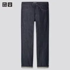 廃盤 UNIQLO U セルビッジレギュラーフィットジーンズ