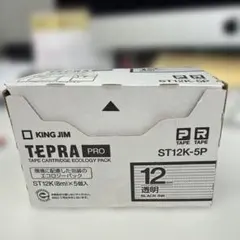 TEPRA PRO TAPE 12mm 透明