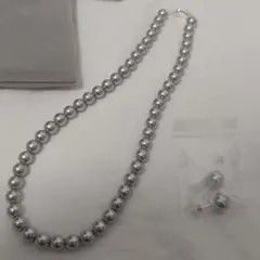 特価❕お洒落❕シルバー 925 パール ネックレス ピアス セット