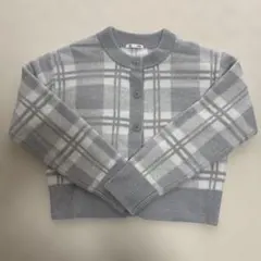 GU チェック柄 カーディガン Mサイズ