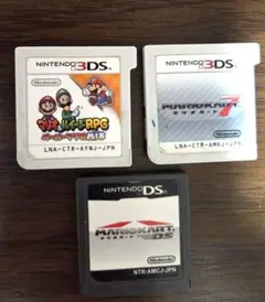 マリオ&ルイージRPG 、マリオカート7、マリオカート DS　3枚セット