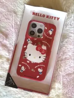 【新品】HELLO KITTY iPhone 15 Pro ケース レッドのサムネイル