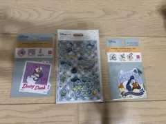 ディズニーストア　ドナルドダック　ぷっくりシール　DAISO シールセットのサムネイル