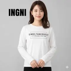 INGNI ホワイト 長袖Tシャツ　M 白のサムネイル