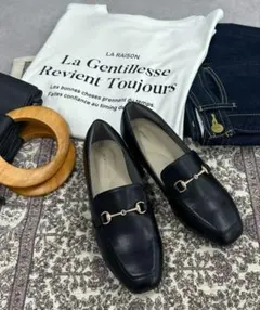 【新品未使用】ORiental TRafficビットモチーフ ローファー