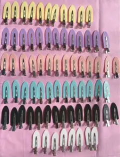 前髪 ヘアクリップ デコ ホイップ ヘアピン ハンドメイド まとめ売り 大量