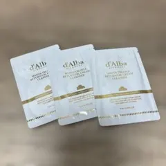 1. d'Alba ダルバ サンプル オイルクリームクレンザー 3ml 3個