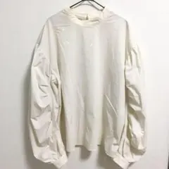 ブラウス 長袖パフスリーブ