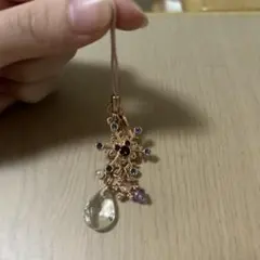 ディズニー 雪の結晶 ミッキー ストラップ
