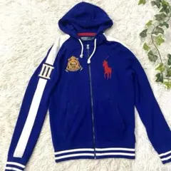 【美品】Ralph Lauren フルジップパーカー ビックポニー