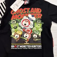 新品未使用タグ付き JAM ジャム MONSTERブラック Tシャツ 100cm