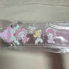 ロングカスタム アクリルチャーム ピアノ マイメロ サンリオ キーホルダー 新品