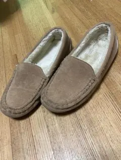 ベージュ スエード モカシン(Mサイズ)