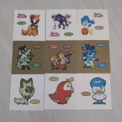 ポケモンパン デコキャラシール 9枚セット