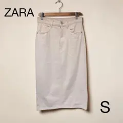 美品✨ZARA ザラ ホワイトデニム スカート S