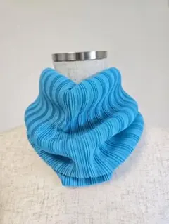 希少✨イッセイミヤケ プリーツ スカーフ グレー 希少✨イッセイミヤケ プリーツ スカーフ グレー BASIC SCARF