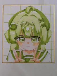 ブルーアーカイブ ブルアカ シュポガキ ヒカリ 手書きイラスト 色紙