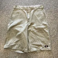 【K4】Dickies ハーフパンツ ベージュ Loose Fitのサムネイル
