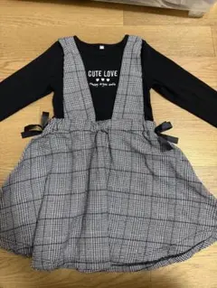 CUTE LOVE チェック柄ワンピース 120cm