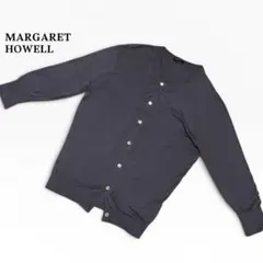 MARGARET HOWELL カーディガン　ブラウン　コットン100のサムネイル
