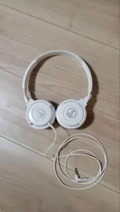 Audio-Technica ホワイト 有線ヘッドホン