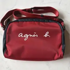 agnes b. アニエスベー ショルダーバッグ レッド